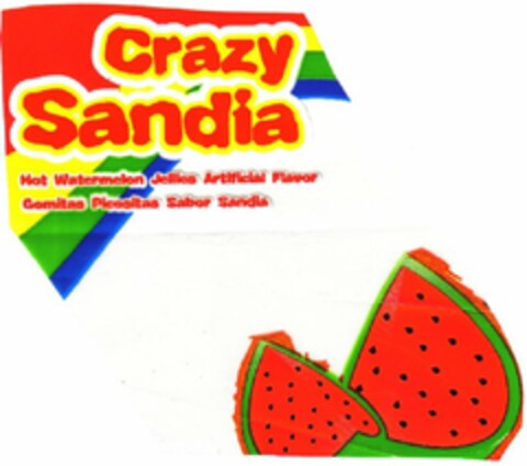 CRAZY SANDIA Logo (USPTO, 21.10.2009)