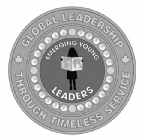 GLOBAL LEADERSHIP THROUGH TIMELESS SERVICE EMERGING YOUNG LEADERS Logo (USPTO, 23.03.2010)