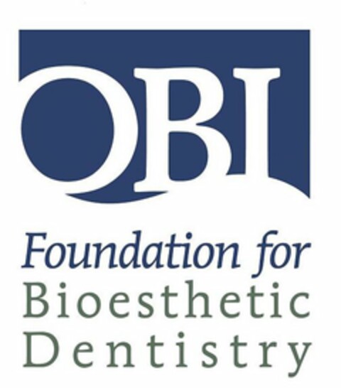 OBI FOUNDATION FOR BIOESTHETIC DENTISTRY Logo (USPTO, 30.10.2010)