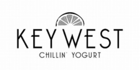 KEY WEST CHILLIN' YOGURT Logo (USPTO, 06.07.2011)