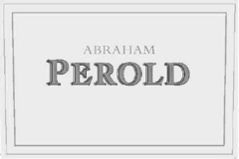 ABRAHAM PEROLD Logo (USPTO, 15.07.2011)