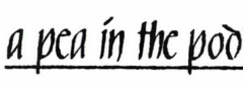 A PEA IN THE POD Logo (USPTO, 30.01.2012)