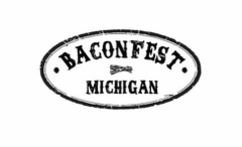 BACONFEST MICHIGAN Logo (USPTO, 26.06.2012)