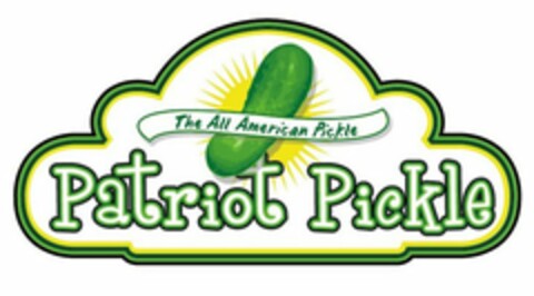 THE ALL AMERICAN PICKLE PATRIOT PICKLE Logo (USPTO, 03/01/2013)