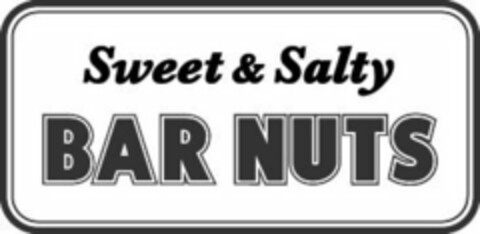 SWEET & SALTY BAR NUTS Logo (USPTO, 30.04.2013)