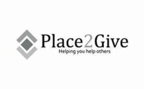 PLACE2GIVE HELPING YOU HELP OTHERS V V Logo (USPTO, 26.07.2013)