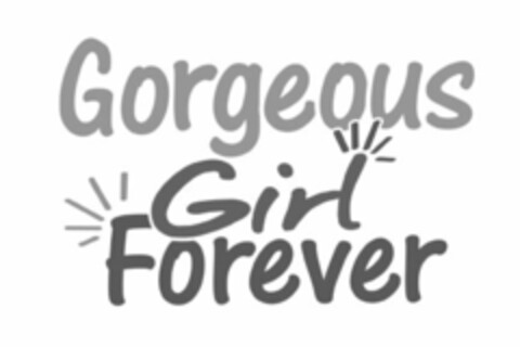 GORGEOUS GIRL FOREVER Logo (USPTO, 30.12.2014)