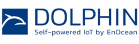 DOLPHIN SELF-POWERED IOT BY ENOCEAN Logo (USPTO, 13.12.2016)