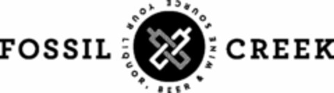 FOSSIL CREEK YOUR LIQUOR, BEER & WINE SOURCE Logo (USPTO, 25.01.2017)