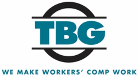 TBG WE MAKE WORKERS' COMP WORK Logo (USPTO, 02.02.2017)