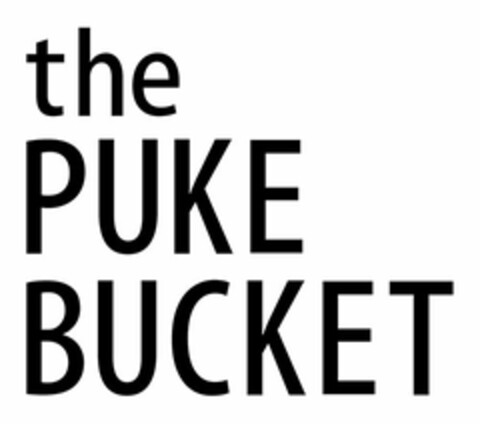 THE PUKE BUCKET Logo (USPTO, 04/03/2018)