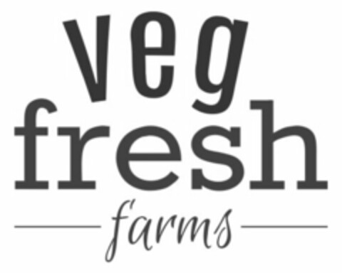 VEG FRESH FARMS Logo (USPTO, 04/04/2018)