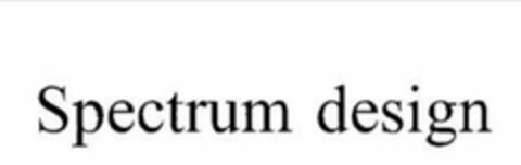 SPECTRUM DESIGN Logo (USPTO, 11/06/2018)