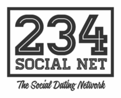 234 SOCIAL NET THE SOCIAL DATING NETWORK Logo (USPTO, 03.12.2018)