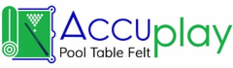 ACCUPLAY POOL TABLE FELT Logo (USPTO, 03.07.2019)