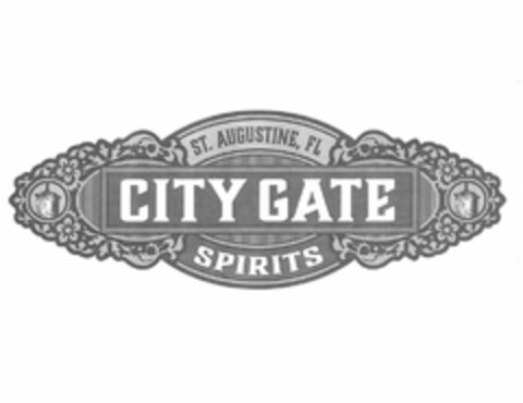 ST. AUGUSTINE, FL CITY GATE SPIRITS Logo (USPTO, 15.11.2019)