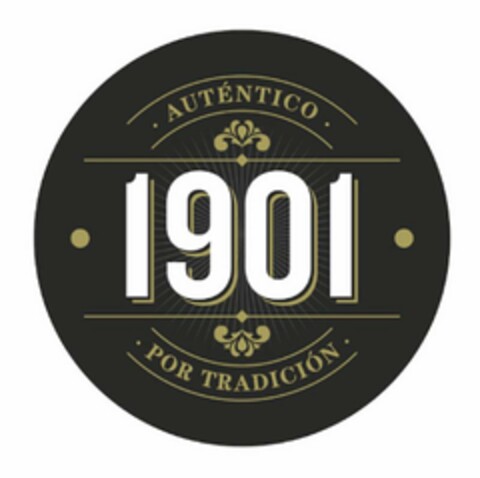 1901 AUTÉNTICO POR TRADICIÓN Logo (USPTO, 27.12.2019)