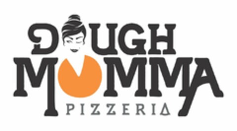 DOUGH MOMMA PIZZERIA Logo (USPTO, 05/18/2020)