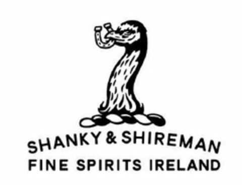 SHANKY & SHIREMAN FINE SPIRITS IRELAND Logo (USPTO, 22.05.2020)