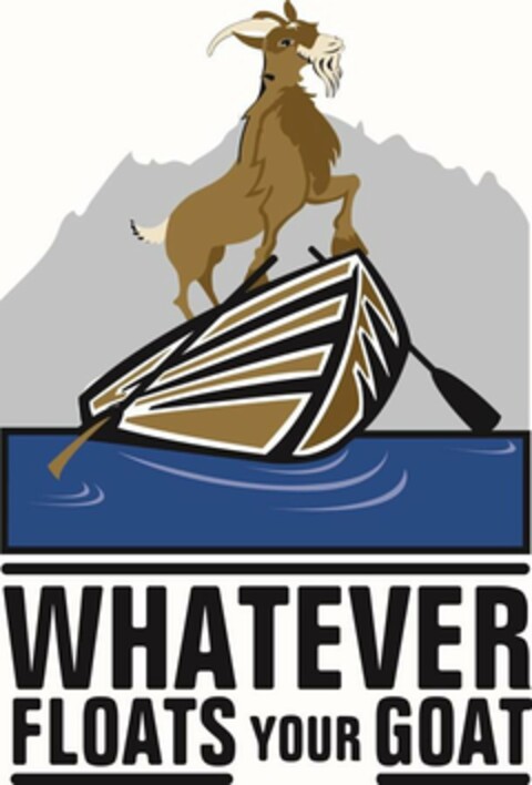 WHATEVER FLOATS YOUR GOAT Logo (USPTO, 15.06.2020)