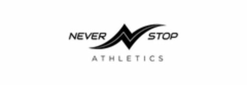 NEVER N STOP ATHLETICS Logo (USPTO, 06/25/2020)