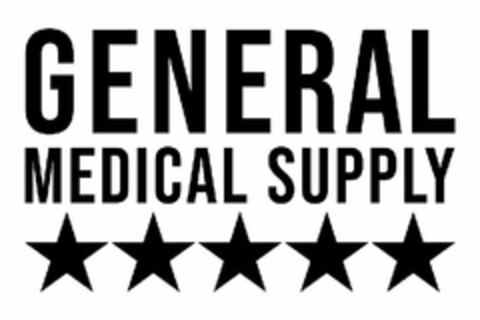 GENERAL MEDICAL SUPPLY Logo (USPTO, 05.08.2020)