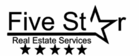 FIVE STAR REAL ESTATE SERVICES Logo (USPTO, 08/13/2020)