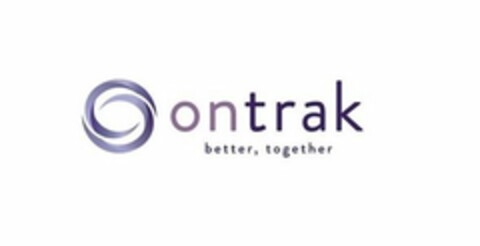 ONTRAK BETTER, TOGETHER Logo (USPTO, 25.08.2020)