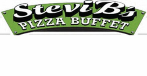 STEVI B'S PIZZA BUFFET Logo (USPTO, 25.06.2009)