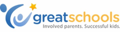 GREATSCHOOLS INVOLVED PARENTS. SUCCESSFUL KIDS. Logo (USPTO, 08/19/2009)