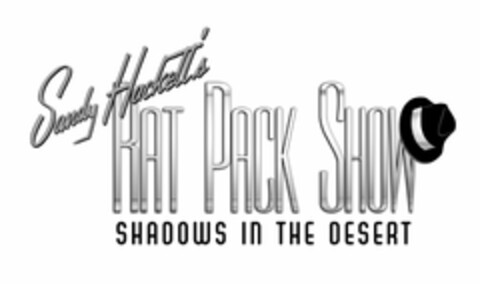 RAT PACK SHOW SANDY HACKETT'S SHADOWS IN THE DESERT Logo (USPTO, 22.03.2010)