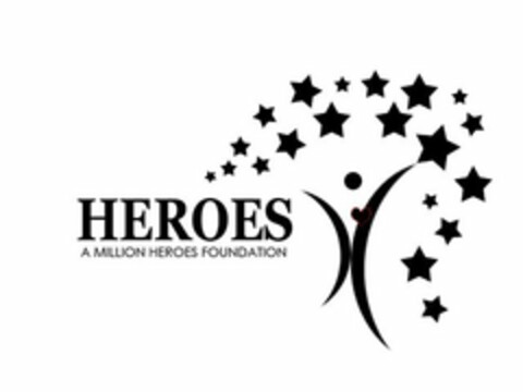 HEROES A MILLION HEROES FOUNDATION Logo (USPTO, 06.05.2010)