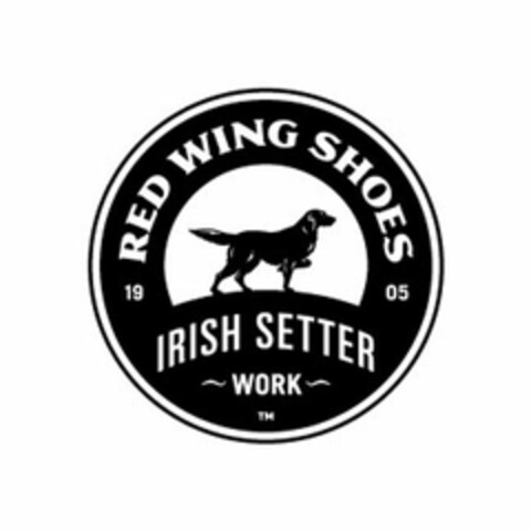 RED WING SHOES 1905 IRISH SETTER WORK Logo (USPTO, 08/15/2011)