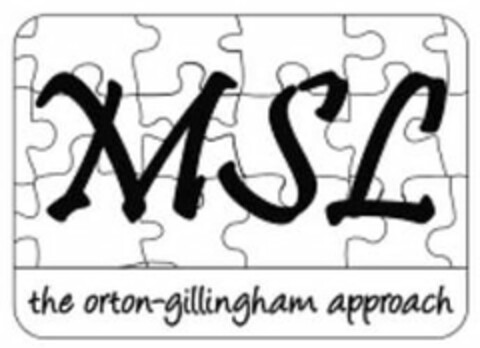 MSL THE ORTON-GILLINGHAM APPROACH Logo (USPTO, 23.09.2011)