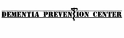 DEMENTIA PREVENTION CENTER Logo (USPTO, 18.11.2011)