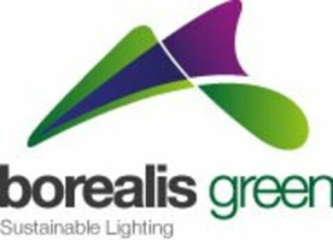 BOREALIS GREEN SUSTAINABLE LIGHTING Logo (USPTO, 12/13/2011)