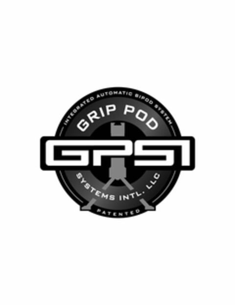 INTEGRATED AUTOMATIC BIPOD SYSTEM GRIP POD GPSI SYSTEMS INTL. LLC PATENTED Logo (USPTO, 15.06.2012)