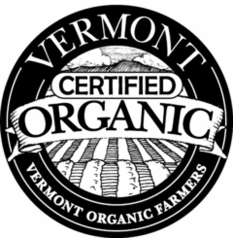 VERMONT CERTIFIED ORGANIC VERMONT ORGANIC FARMERS Logo (USPTO, 02.10.2012)