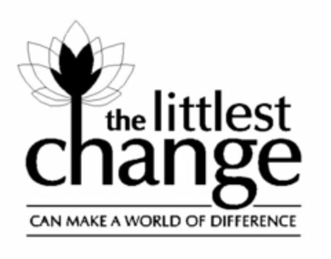 THE LITTLEST CHANGE CAN MAKE A WORLD OF DIFFERENCE Logo (USPTO, 11/13/2012)