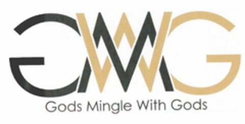 GMWG GODS MINGLE WITH GODS Logo (USPTO, 06.01.2014)