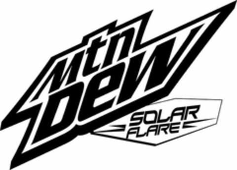 MTN DEW SOLAR FLARE Logo (USPTO, 22.04.2014)
