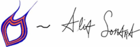 ALIA SONARA Logo (USPTO, 15.07.2014)