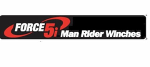 FORCE 5I MAN RIDER WINCHES Logo (USPTO, 28.07.2014)