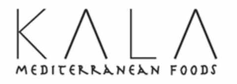 KALA MEDITERRANEAN FOODS Logo (USPTO, 05.08.2014)