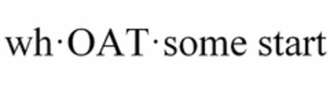 WH OAT · SOME START Logo (USPTO, 06.10.2014)