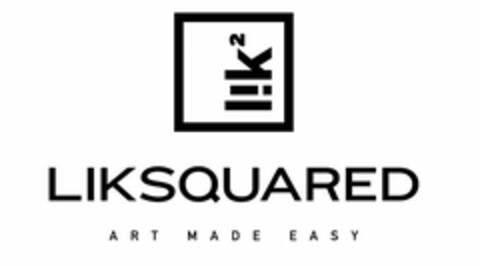 LIK2 LIKSQUARED ART MADE EASY Logo (USPTO, 25.11.2014)