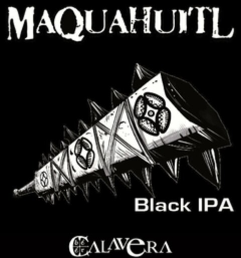 CALAVERA BEER MAQUAHUITL BLACK IPA Logo (USPTO, 30.04.2015)