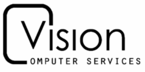 VISION COMPUTER SERVICES Logo (USPTO, 08/07/2015)