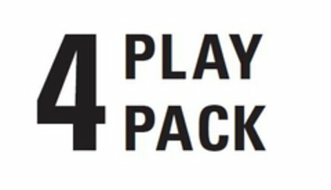 4 PLAY PACK Logo (USPTO, 09.01.2017)