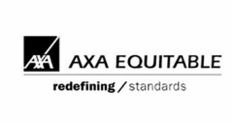 AXA AXA EQUITABLE REDEFINING / STANDARDS Logo (USPTO, 12.04.2017)